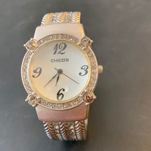 Chico’s watch silver great condition no wear